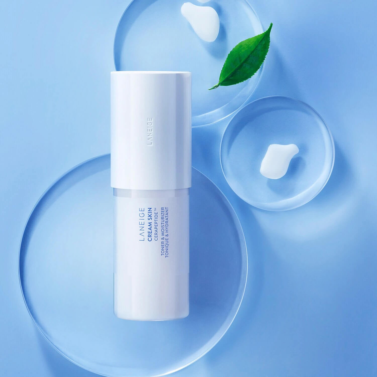 CREAM SKIN TONER & MOISTURIZER WITH CERAMIDES AND PEPTIDES (TÓNICO E HIDRATANTE PARA LA PIEL)